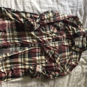 Plaid tee
